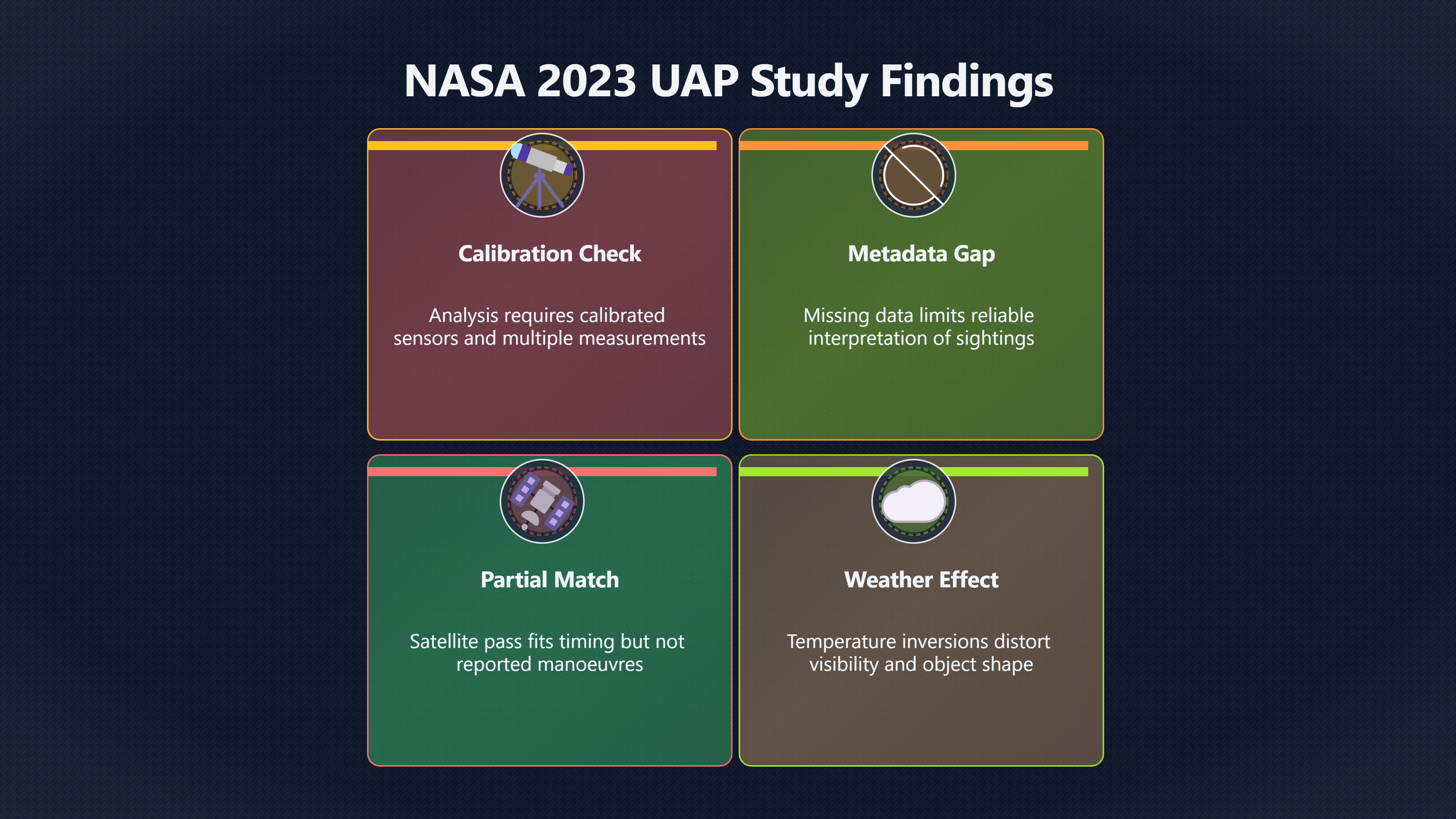 Overview image for Why A UFO Explanation Can Fit Only Partly | Layered timeline